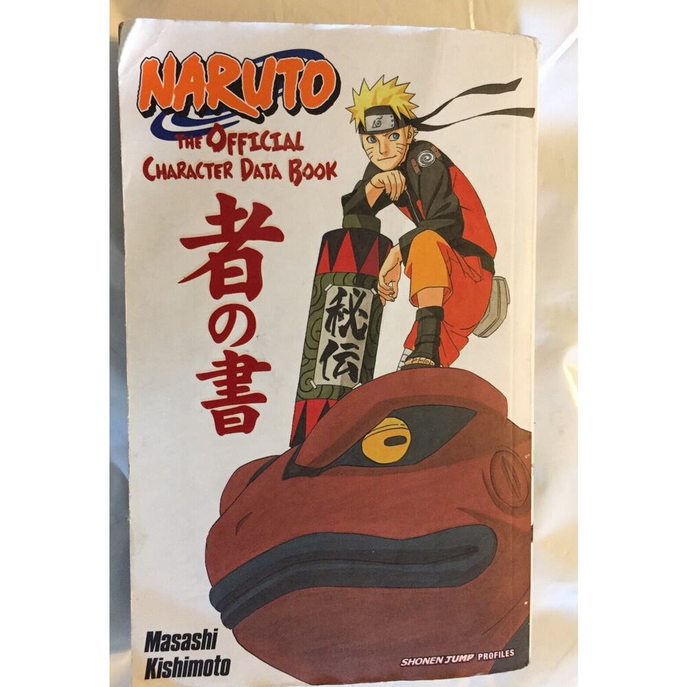 Naruto: The Official Character Data‎ Book Masashi Kishimoto